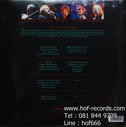 Yes - Song From Tsongas 35th Anniversary Concert 3Lp N.