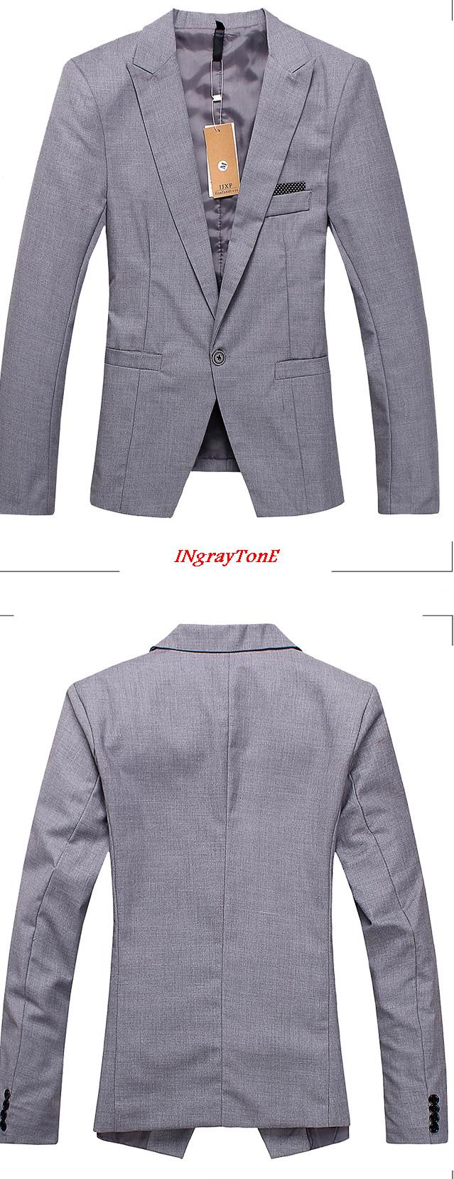 สูทผู้ชาย สูทแฟชั่นชาย กระเป๋าลายจุด Size No.35 40 42 ดำ เทา กากี