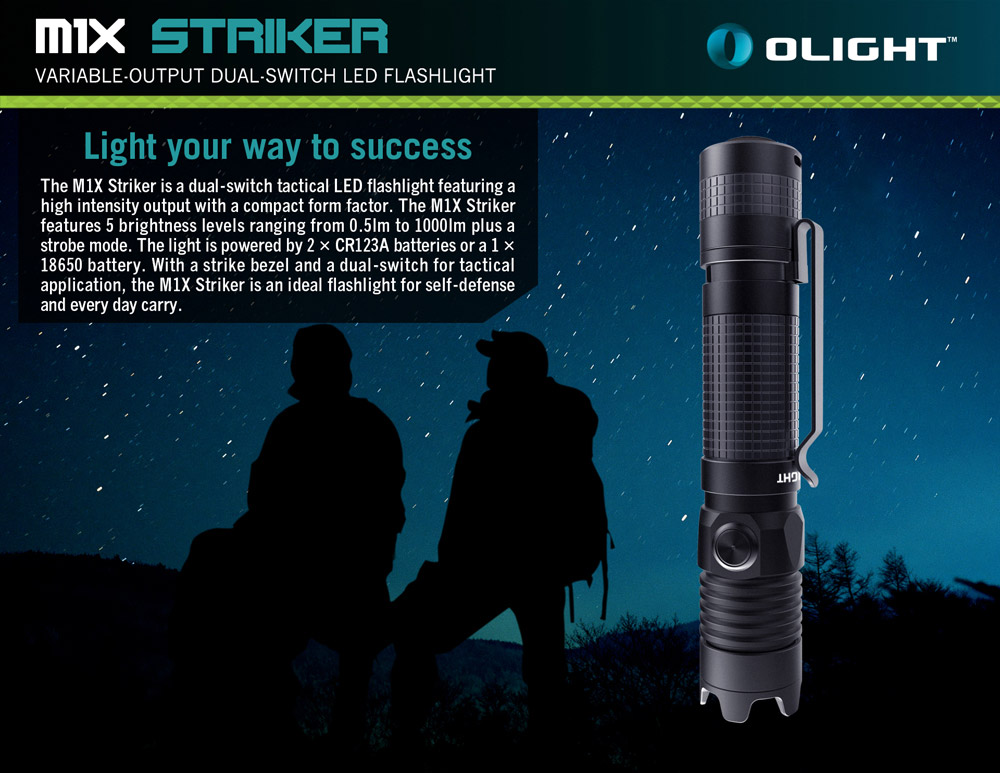 ไฟฉาย Olight M1X 1000ลูเมนส์ แถมแบตชาร์จ
