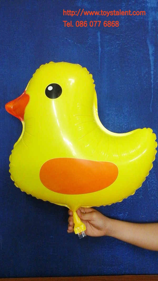 ลูกโป่งฟลอย์ ลูกเป็ดสีเหลือง - Baby Duck Foil Balloon / Item No. TL-B037