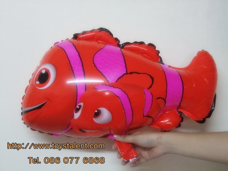 ลายปลาการ์ตูน นีโม่ 2 ตัว - Two Clown Fish Shape Balloon/ Item No.TL-B017
