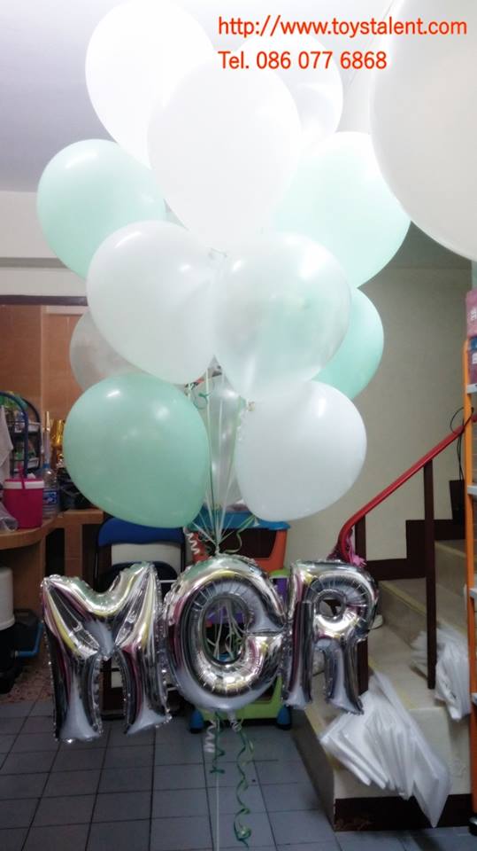 ลูกโป่งกลม เนื้อพาสเทล สีเขียวอ่อน ไซส์ 10 นิ้ว แพ็คละ 10 ใบ (Round Balloons - Pastel Green Color 10")