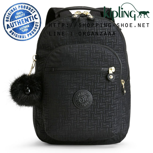 Kipling Clas Seoul S - Black Pylon Emb (Belgium)