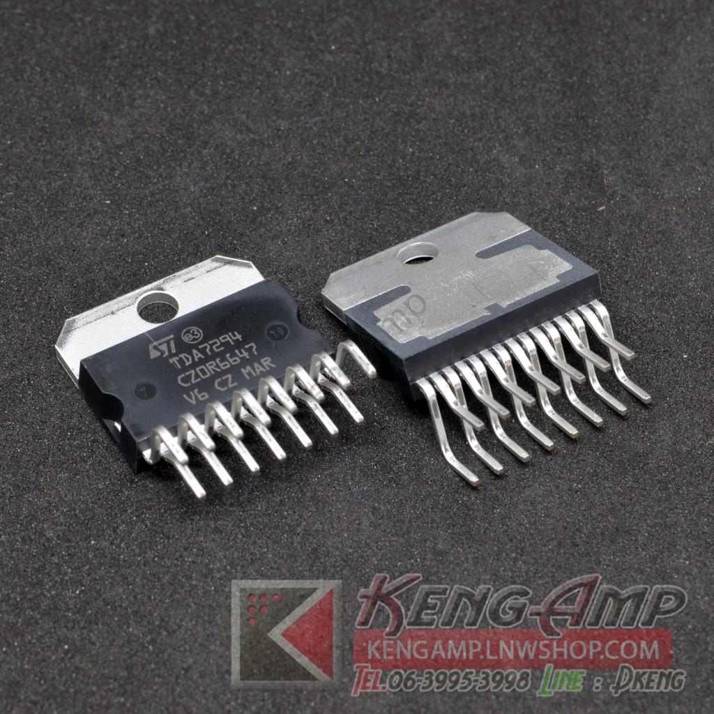 (1ตัว)[IC] TDA7294V ST 100V - 100W DMOS AUDIO AMPLIFIER WITH MUTE/ST-BY