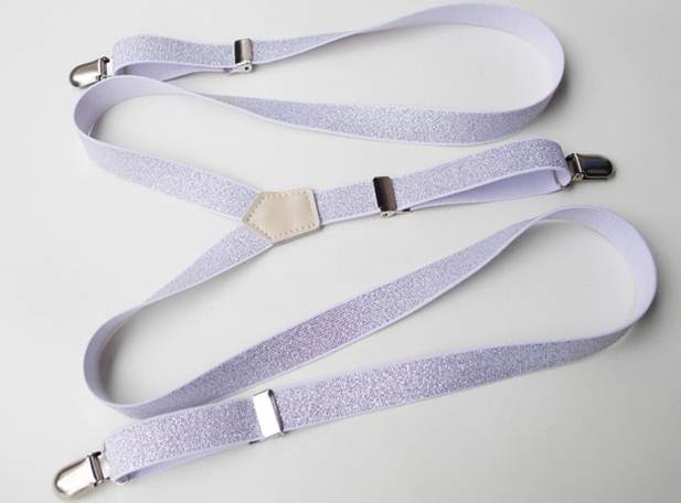 2สี!!สายเอี๊ยมวินเทจ ทองเหลือง ยืดหยุ่น ประกาย (ทอง ขาว )