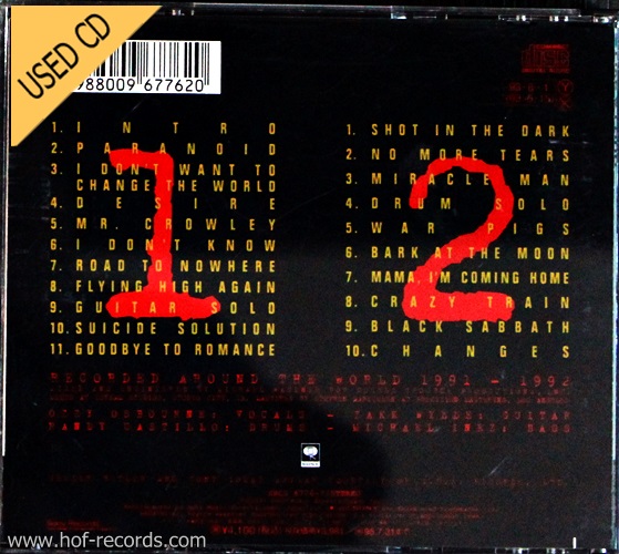 Used CD Ozzy Osbourne - Live & Loud ( 2 Dise)