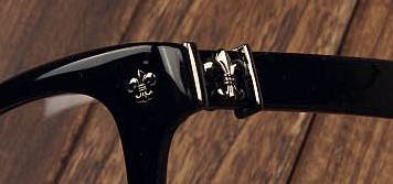 กรอบแว่นสายตาแฟชั่น เรโทร วินเทจ แต่งกรอบโครม สี ดำด้าน