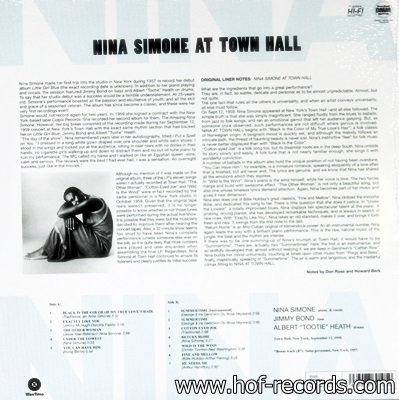 Nina Simone - At Town Hall 1Lp N.