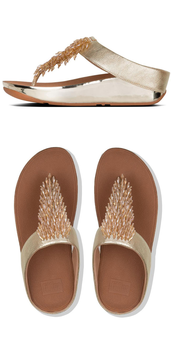 Fitflop Rumba Metallic Gold ของแท้ นำเข้าจาก USA และ UK