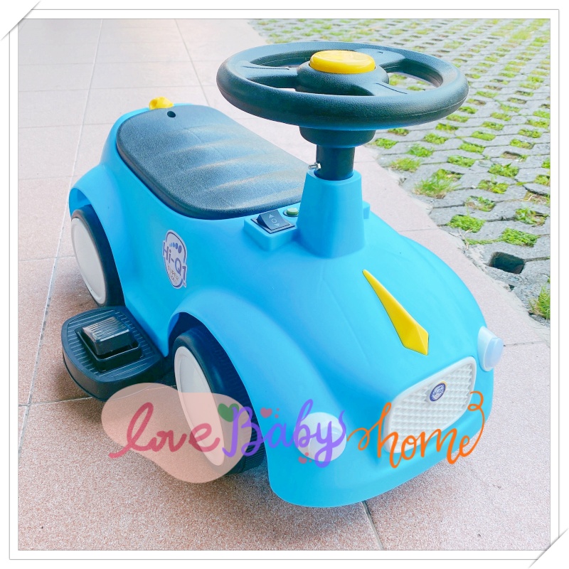 🚗 รถนั่งเด็ก สีฟ้า สีน้ำเงิน รถไฟฟ้าเด็ก Hi-Q