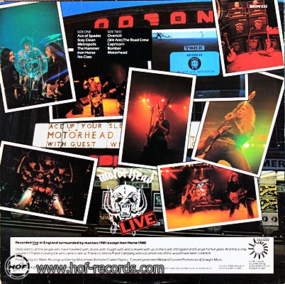 Motorhead - No Sleep 'til Hammersmith 1lp