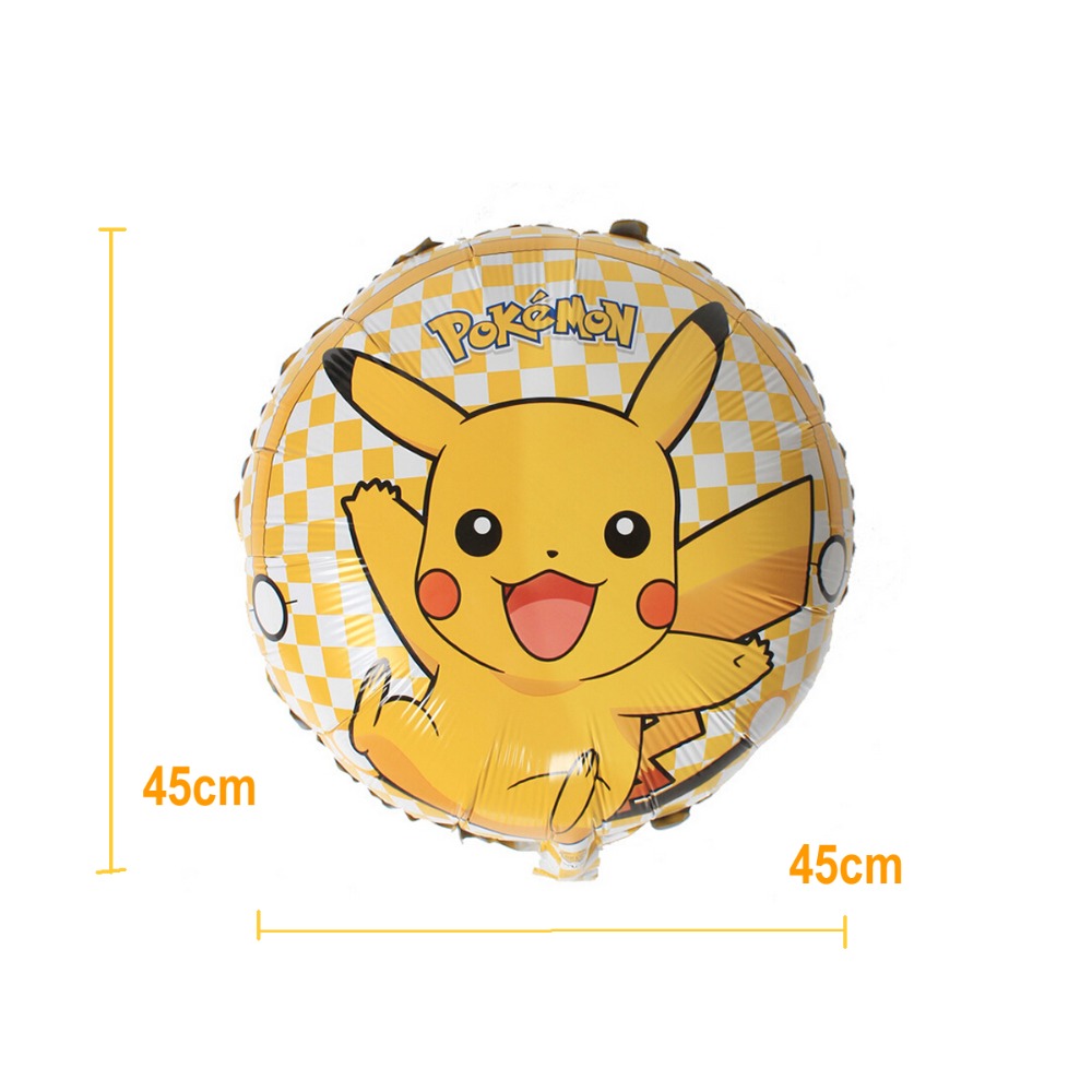 ลูกโป่งกลมโปเกมอน ไซส์18" - Pokemon Round shape Foil Balloon / Item No. TL-A144