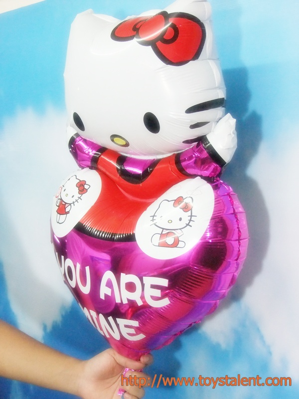 ลูกโป่งฟลอย์ Hello Kitty You Are Mine ไซส์ 24 นิ้ว-Hello Kitty You Are Mine heart Foil Balloon / Item No. TL-E055