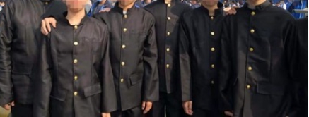 ชุดเสื้อ กางเกงพร้อมหมวก คอจีนกระดุมผ่า สีขาว ดำSize No สูง110 120 130 140 150 160 170 180