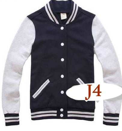 เล็กใหญ่3สี!!เสื้อแจ็คเก็ต เสื้อคลุมเบสบอล แขนครีม สลิมฟิต โนโลโก้ คอตตอนนุ่มพิเศษ สีดำ แดงเลือดหมู น้ำเงิน No.42 44