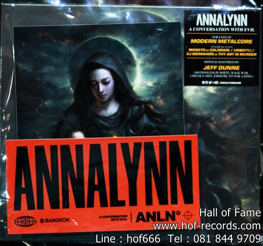 CD Annalynn - A conversation with evil ( Limited ) * New ( แถมสติ๊กเกอร์ 2 แผ่น , ถุงผ้า และกระเป๋าถือใบเล็ก )