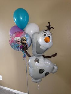 ลูกโป่งฟลอย์การ์ตูน เจ้าหญิงโฟรสเซนต์ทรงกลม - Round shape Frozen Princess Foil Balloon / Item No. TL-A097