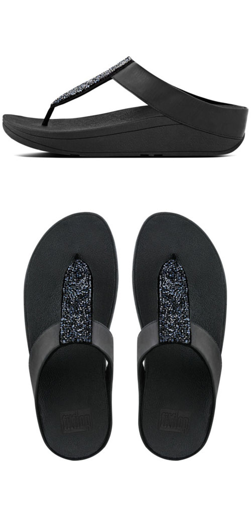Fitflop Sparklie Roxy Crystal Black ของแท้ นำเข้าจาก USA และ UK