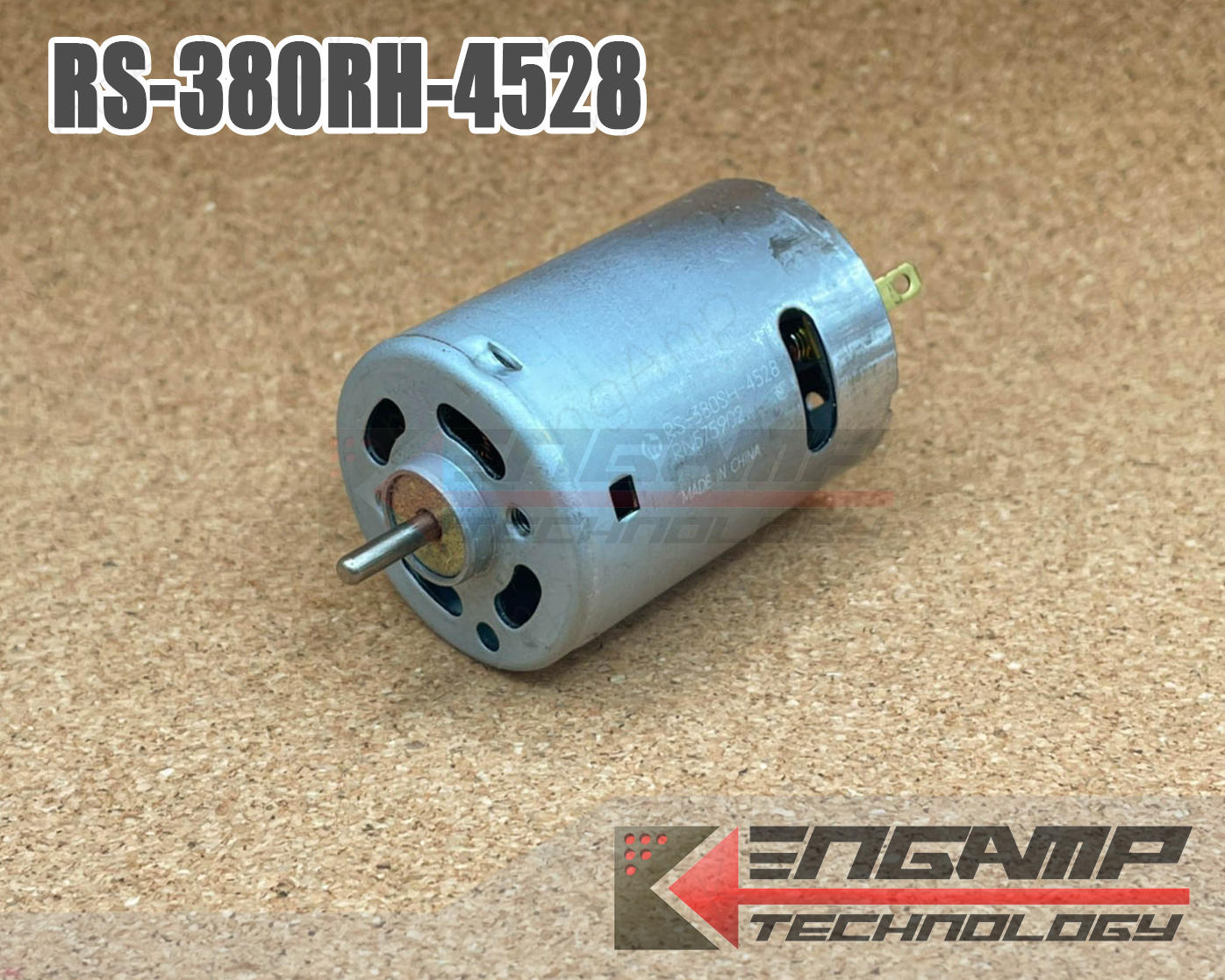 (1ชิ้น) [MOT] Mabushi RS-380RH-4528 มอเตอร์ 7.4V 25200RPM ขนาด 28x38mm แกน2.3mm รูยึด M2.5 ห่าง 16mm