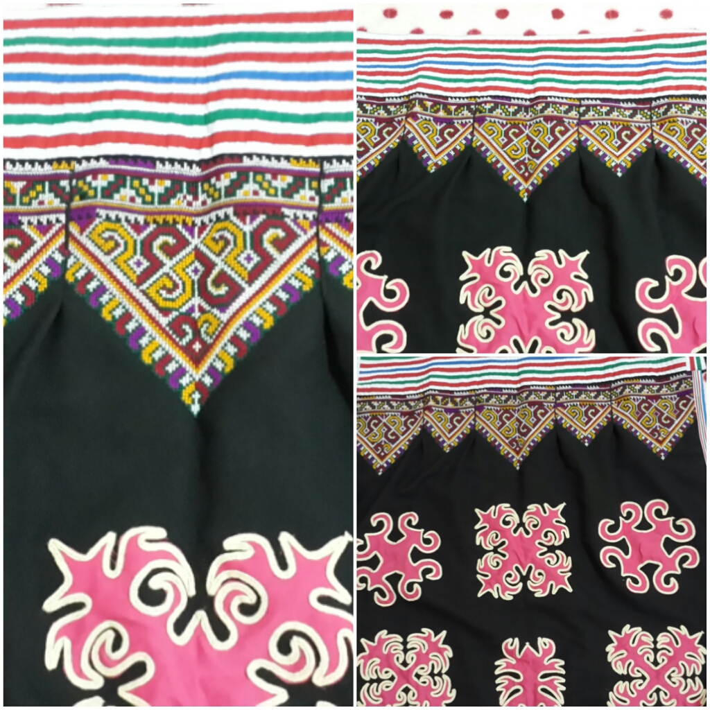 ผ้าคลุมไหล่เจ้าสาว โทนสีแดงน้ำตาล ผืนใหม่