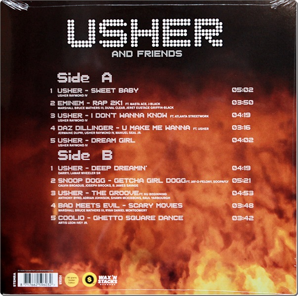 USHER - and friends 1Lp New
