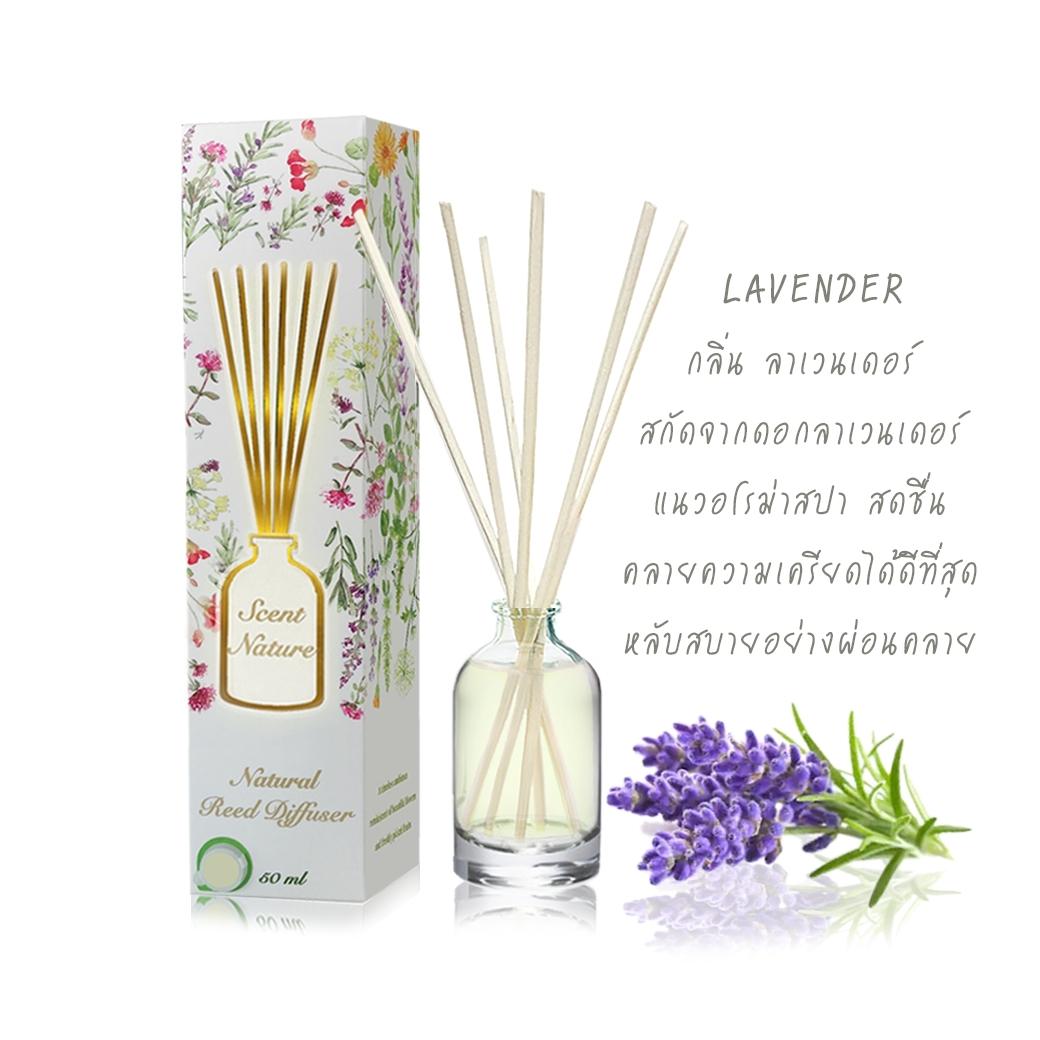 Scentnature ก้านไม้หอมอโรม่าปรับอากาศScentnature กลิ่นLavender