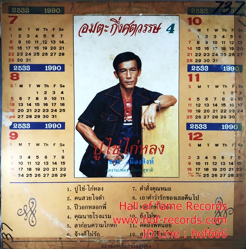 LP ไวพจน์ + ชาย เมืองสิงห์ ชุด อมตะกึ่งศตวรรษ 3 ปก VG แผ่น VG+