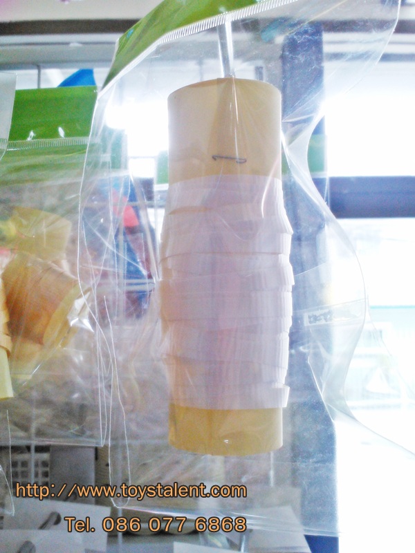 ริบบิ้นม้วนใหญ่ สีขาว สำหรับผูกลูกโป่ง ยาว 350 เมตร - White Curling Ribbon