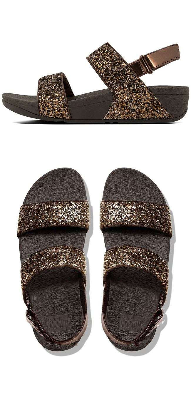 Fitflop Glitterball Backstrap Bronze ของแท้ นำเข้าจาก USA และ UK
