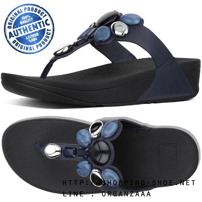 Fitflop Honeybee Leather Midnight Navy ของแท้ นำเข้าจาก USA และ UK