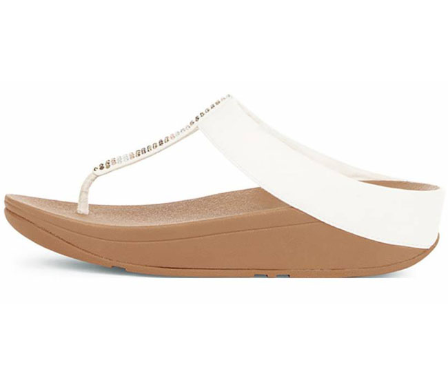 Fitflop Fino Strobe Urban White ของแท้ นำเข้าจาก USA และ UK