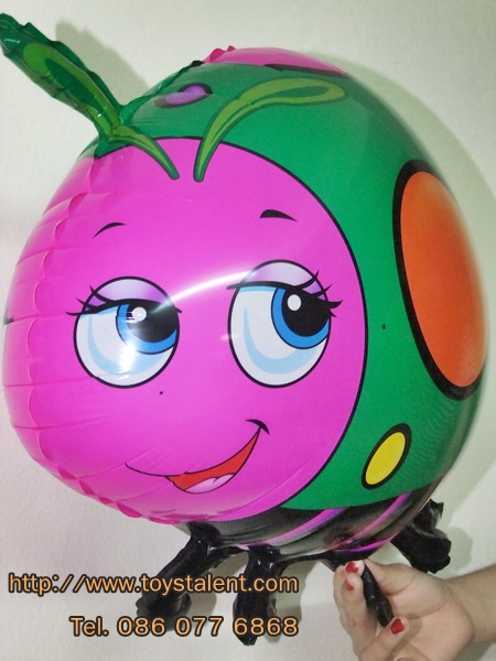 ลูกโป่งฟลอย์การ์ตูน เต่าทอง - Lady Bug Foil Balloon / Item No. TL-B019