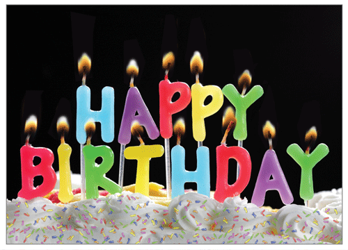 เทียนวันเกิดตัวอักษร Happy Birthday/ Item No.TL-N001
