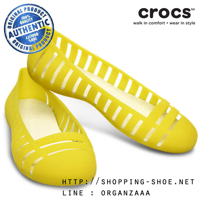 Women's Crocs Adrina Flat II - Burst / Oyster ของแท้ Outlet ไทยและอเมริกา