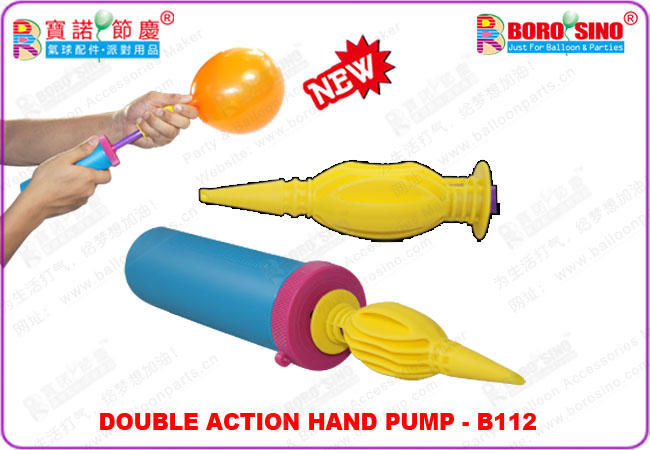 ที่สูบลมใช้สำหรับลูกโป่งได้หลากหลายแบบ รุ่นใหม่! มีที่ร้อยเชือกคลองคอ - Balloon Hand Pumps B112