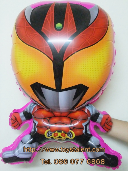 ลูกโป่งฟลอย์การ์ตูน ไอ้มดแดง - Mask Rider Foil Balloon / Item No. TL-A062