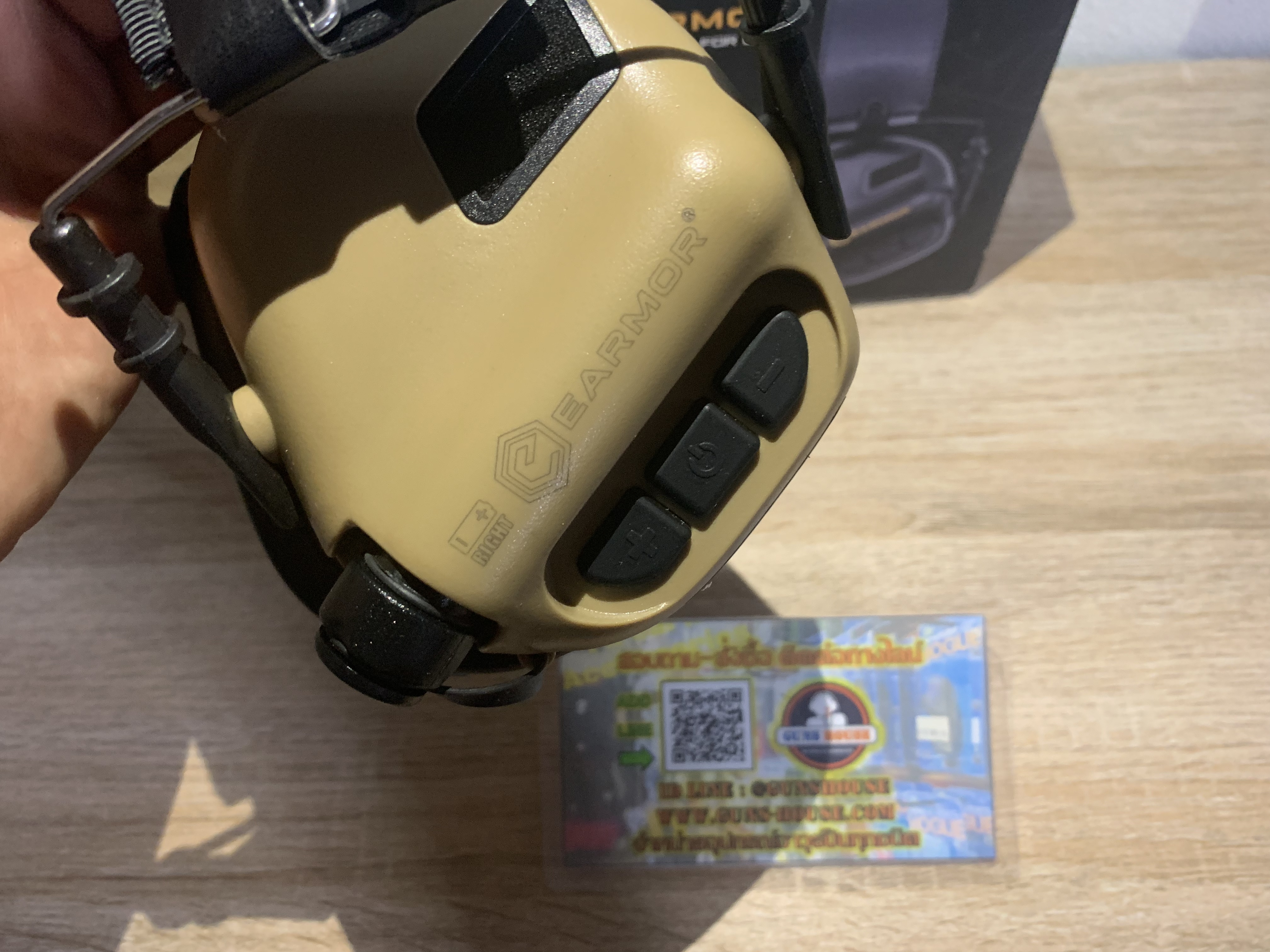 ครอบหูอิเล็กทรอนิกส์ EARMOR ปรับเพิ่ม/ลดเสียงได้