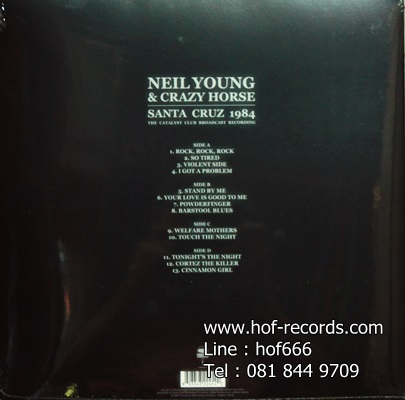 Neil Young & Crazy Horse - Santa Cruz 1984 2Lp N.