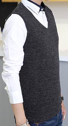 กั๊กไหมพรมผู้ชาย เดินเส้นขาว Size No.35-37-39-41-42 หลากสี ดำ เทาอ่อน เทา น้ำเงิน แดง