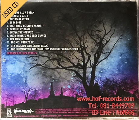 Before their Eyes - The Dawn of my Death ( JP) Used CD 1 Dise VG++