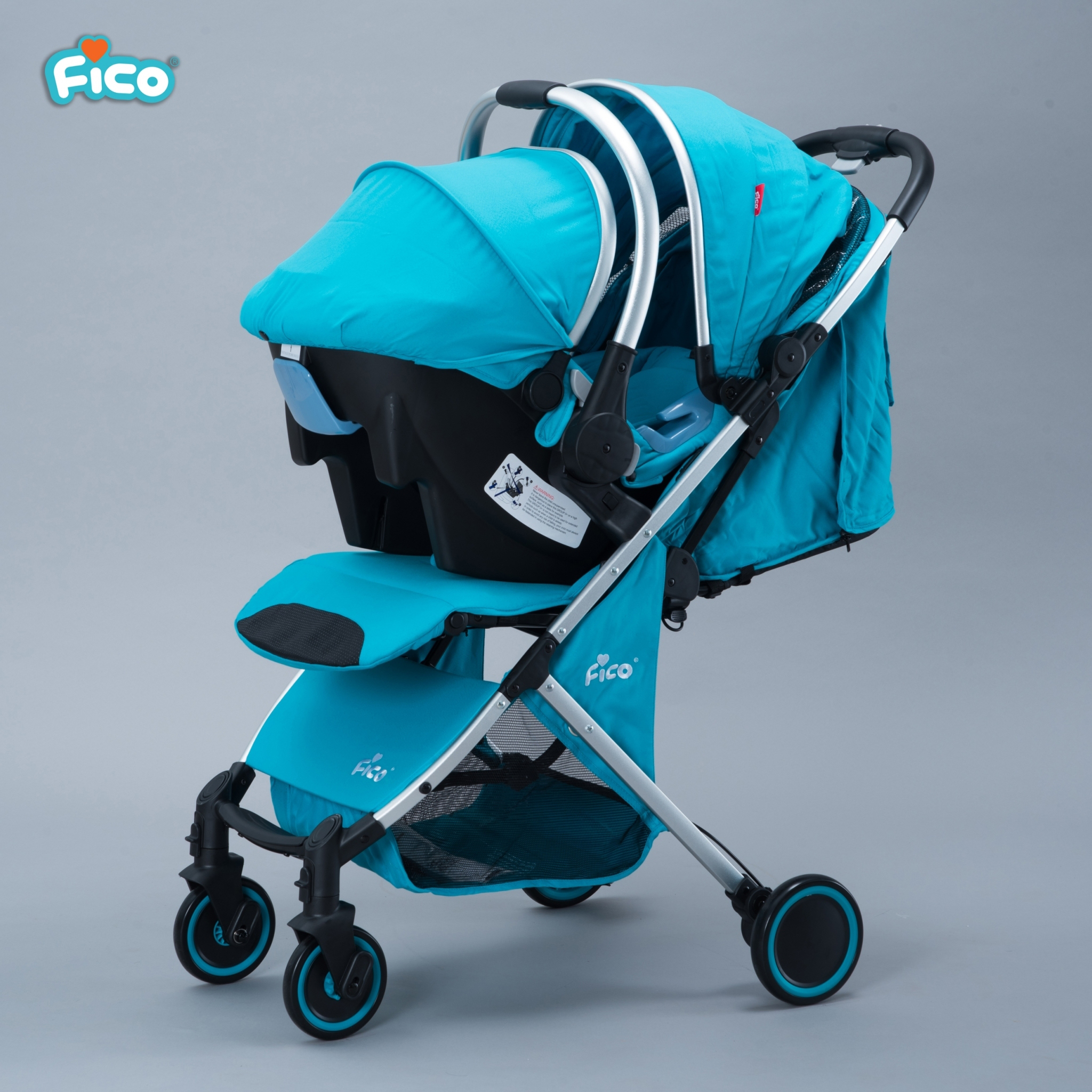 New Arrival. รถเข็นเด็ก + กระเช้าคาร์ซีท Fico รุ่น OHIO 4 in 1 พกพาสะดวก พับเก็บง่าย เก็บได้ในมือเดียว ที่กันตกสามารถถอดเข้าถอดออกได้ ที่วางขาปรับสูง-ต่ำได้ 3 ระดับ ล้อหน้าหมุนได้ 360 องศา พร้องโช้ครับแรงกันกระแทก กระเช้าคาร์ซีทเบาะรองนั่งสะดวกสบาย ป้องกันแรงกระแทกได้ดี เซ็ตเดียวจบครบทุกความต้องการ กับโปรใหม่ จากราคาปกติ 10,500 บาท เหลือเพียง 6,900 บาทเท่านั้น สนใจทัก Inbox ด่วนเลยจ้า