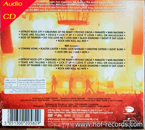 CD+DVD KIss- Rocks Las Vegus ( 3 Dises 2 CD+ 1 DVD )