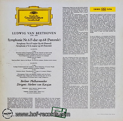 Herbert Von Karajan - Beethoven Pastorale 1lp