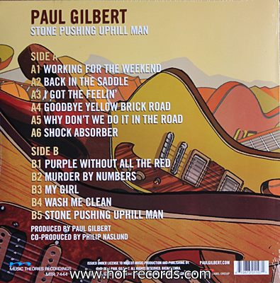 Paul Gilbert - Stone Pushing Uphill Man 1lp N.