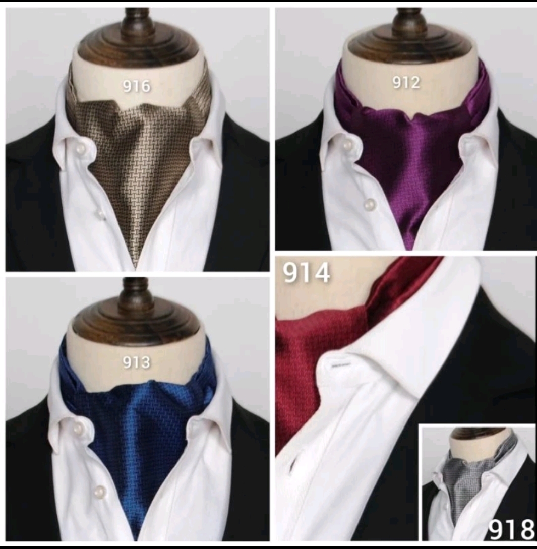 ผ้าผูกคอ ผ้าพันคอ ไทผูกคอ ไหมซาติน เล่นลาย คละแบบ สี ระบุรหัส