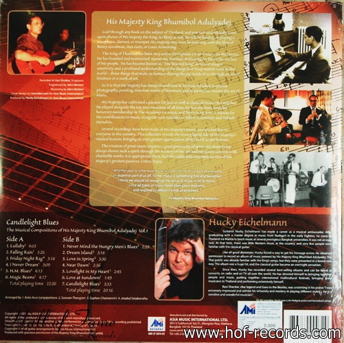 Candlelight Blues The musical Composion of His Majestry King Vol.1 by Hucky Eichelmann ( บรรเลงGuitar )