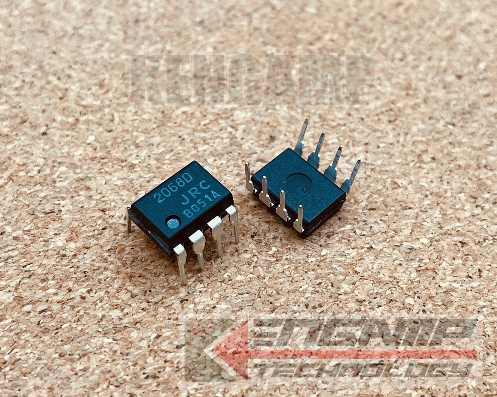 (1ตัว) [IC] NJM2068D Low-Noise Dual OP-AMP