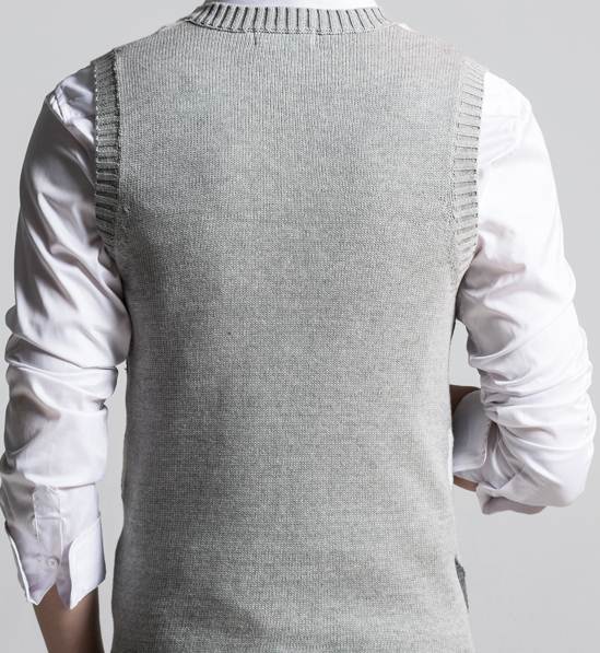 กั๊กไหมพรมชาย เสื้อไม่มีแขน ไดมอนด์ Monsoon size34 40 สีดำ น้ำเงิน