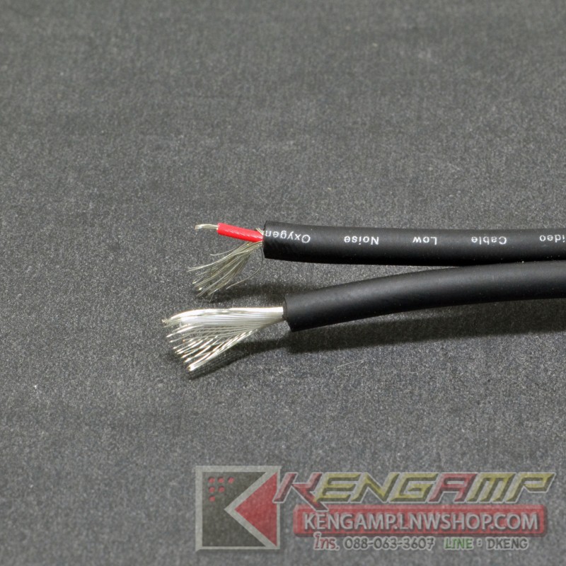 (ยกม้วน 100M) [WIRE] DYNACOM JSL-015 สายชีลด์คู่ 4MM