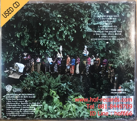 Paul Simon - The Rhythm of the Saints (German) Used CD 1 Dise VG++